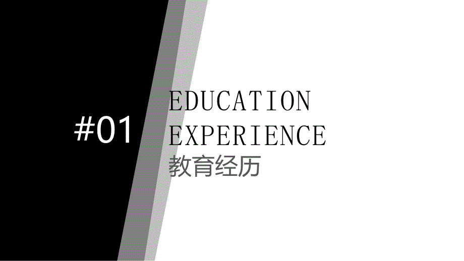 黑灰简约个人简历介绍PPT模板_第4页