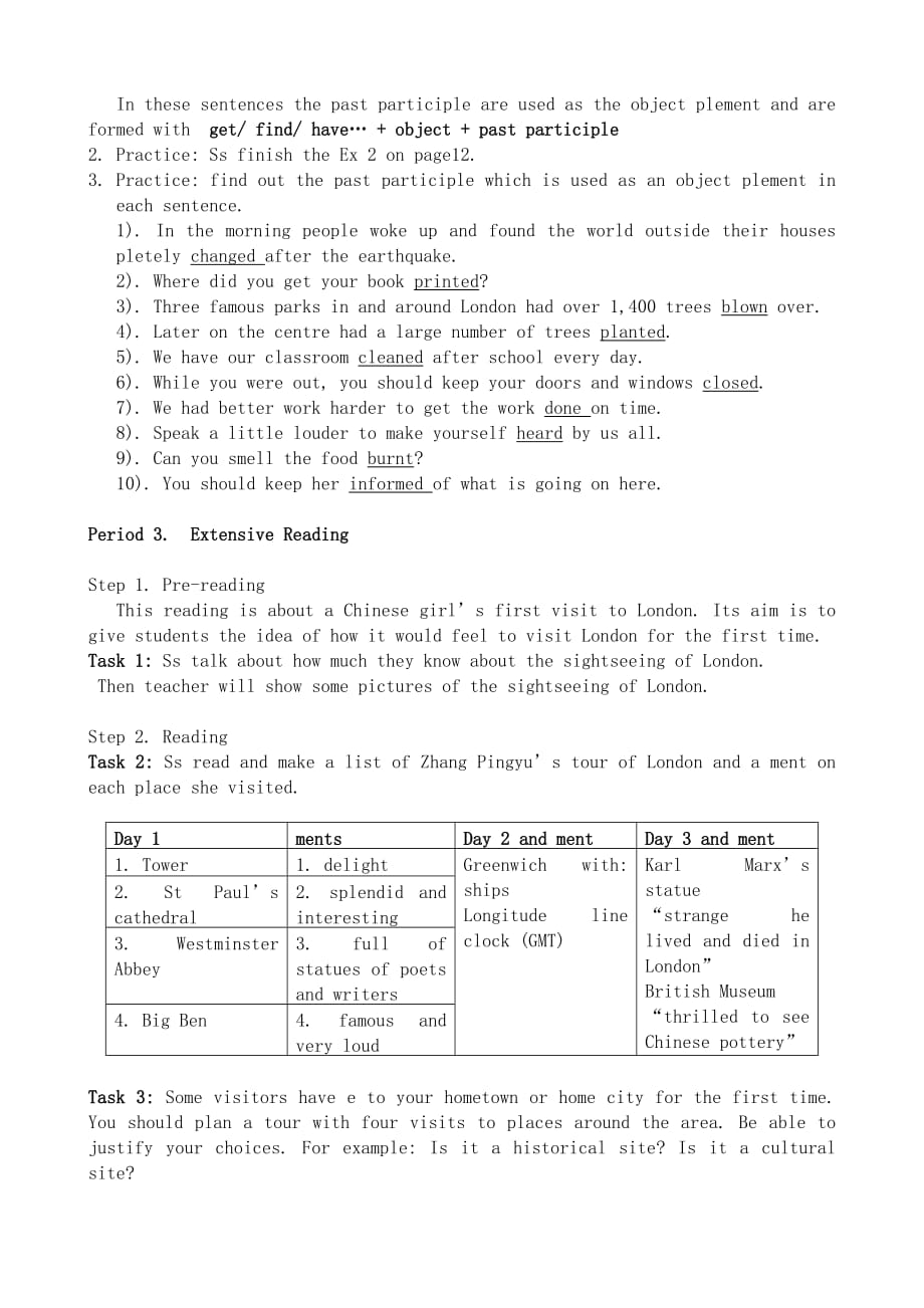 2019-2020年高中英语必修5Unit2TheUnitedKingdom.doc_第4页