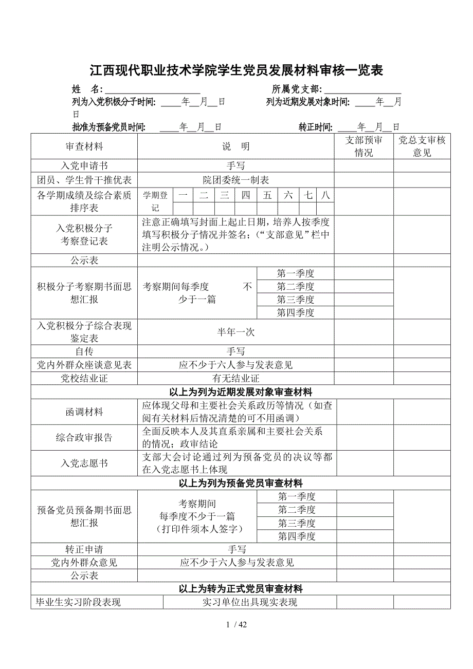 学生党员发展工作规范手册_第3页