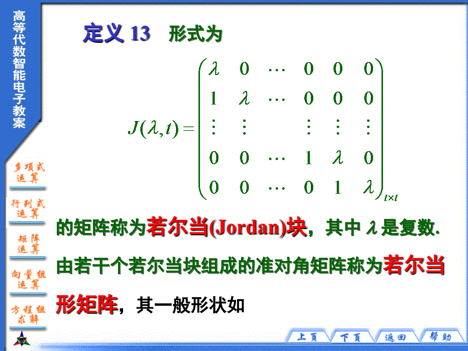 高等代数智能电子教案课件第七章线性变换 第八节_第3页