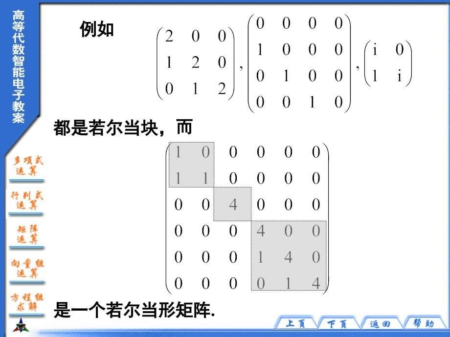 高等代数智能电子教案课件第七章线性变换 第八节_第5页