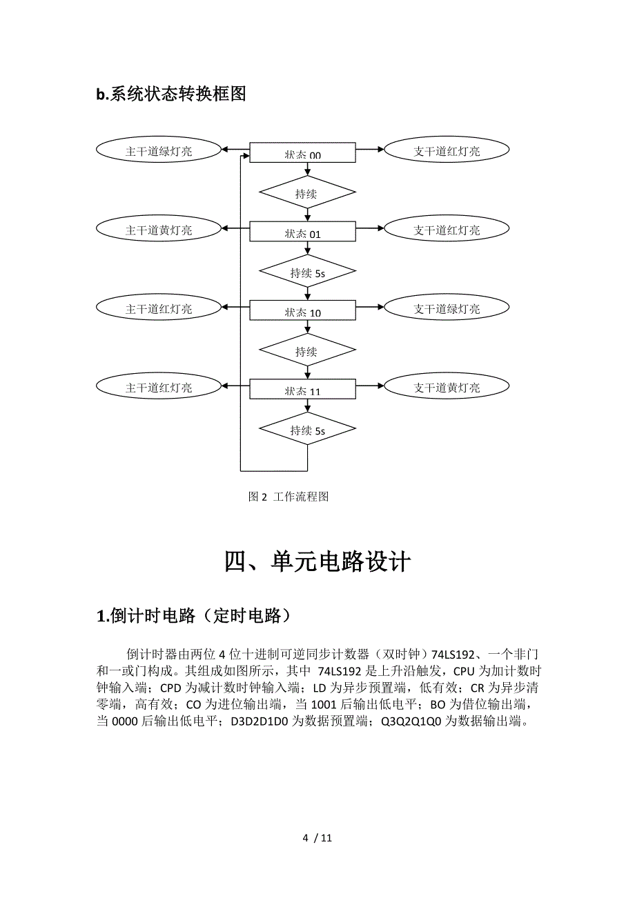 课程设计报告——交通信号灯控制器_第4页