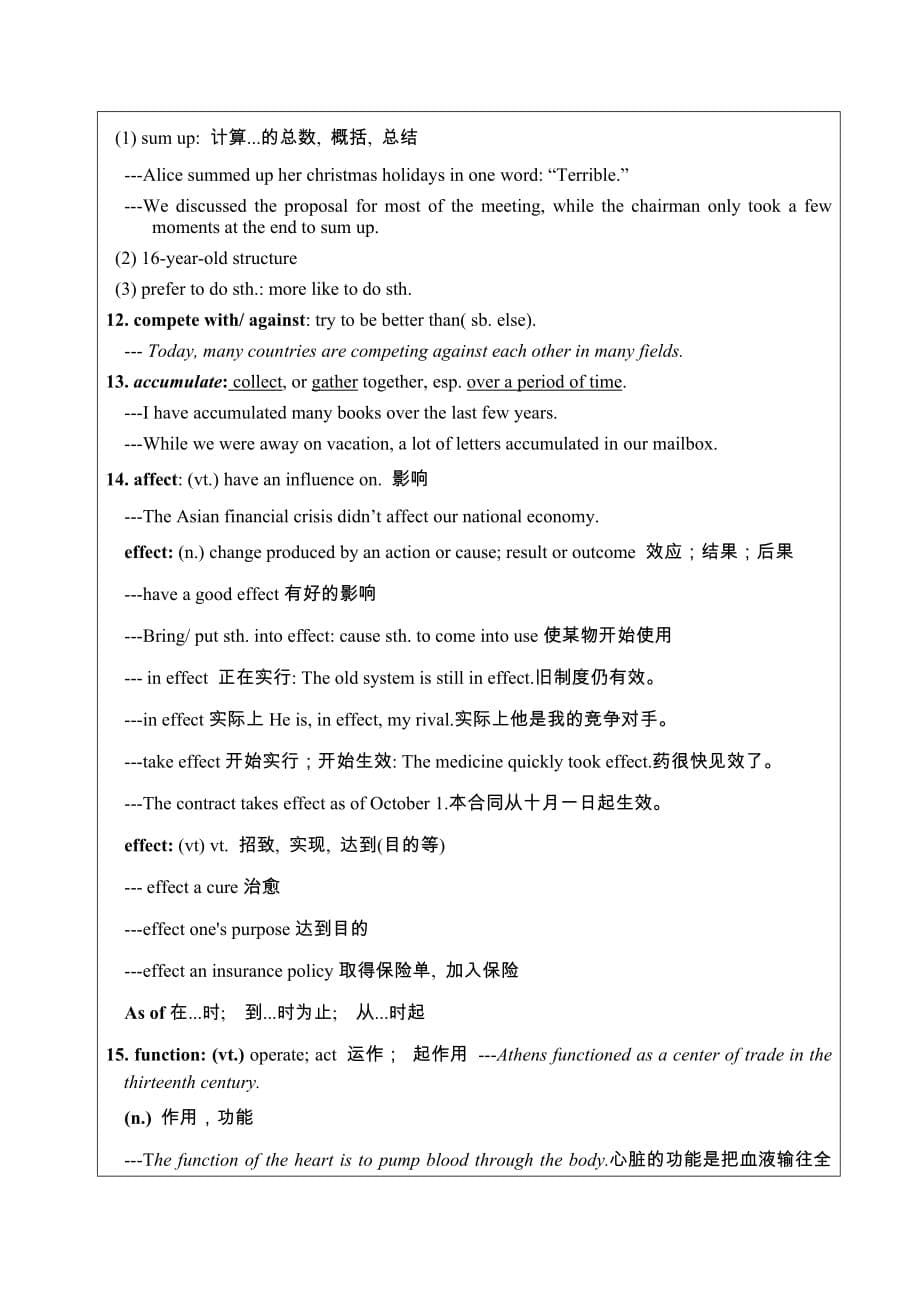 全新版大学英语综合教程教案1-unit8.doc_第5页