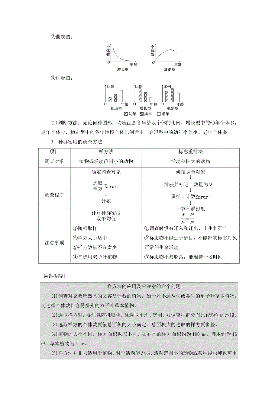 2019-2020年高考生物一轮复习 第三单元 种群和群落复习资料 新人教版必修3.doc_第4页