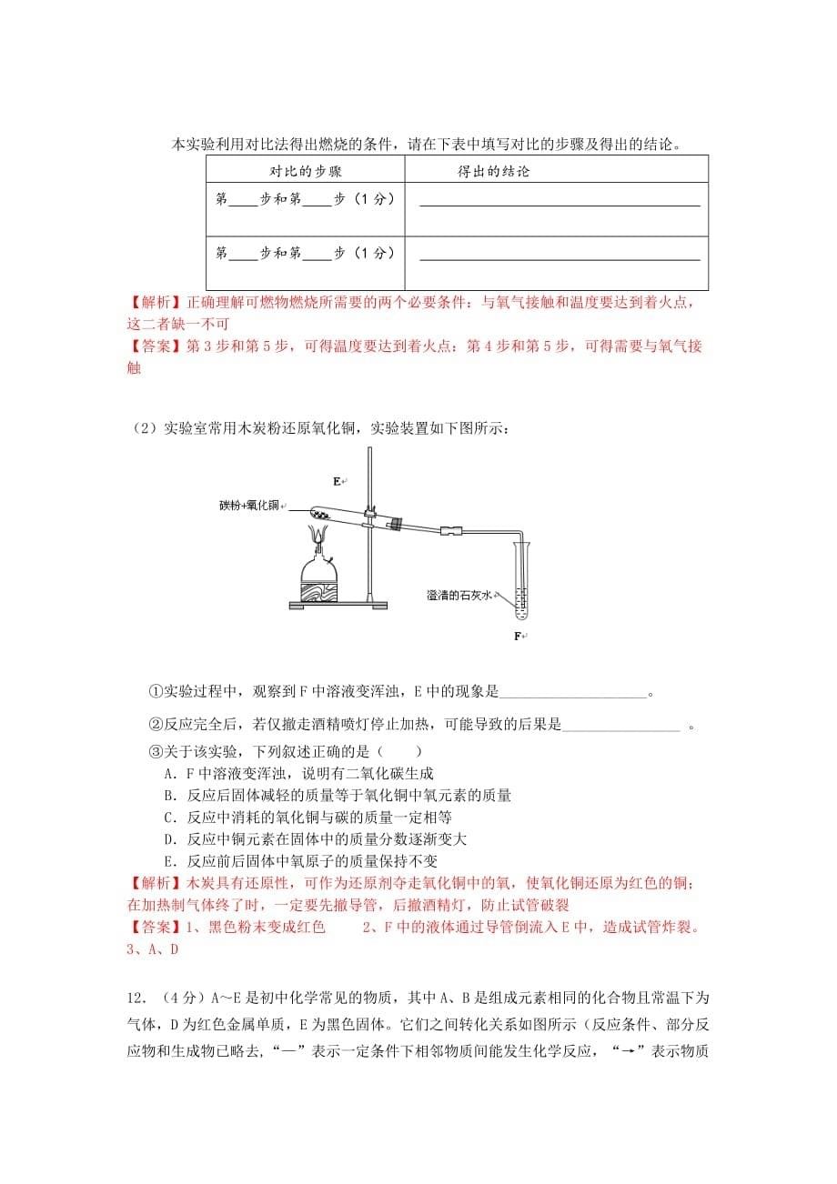 2019-2020年九年级调研测试化学试题.doc_第5页