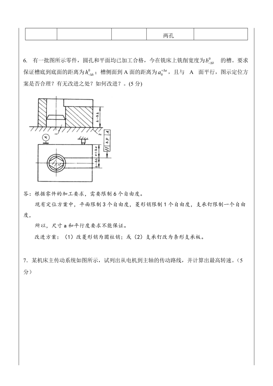 工艺课件参考答案及评分标准—2012试卷B__第4页