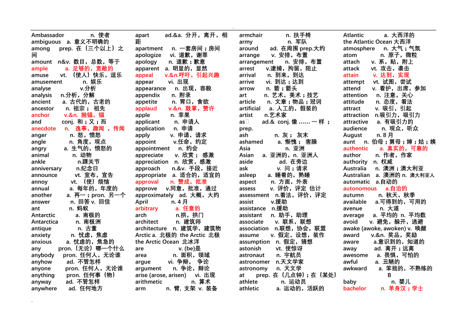 托福3500个基础词汇_第2页