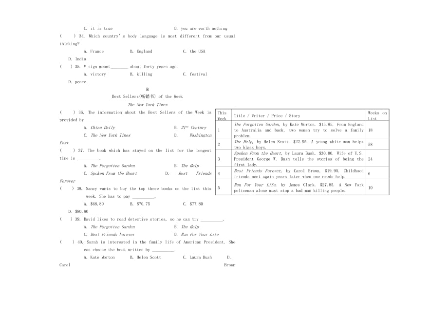 2019-2020年九年级中考模拟考试英语试题（12）（word版有答案）.doc_第3页