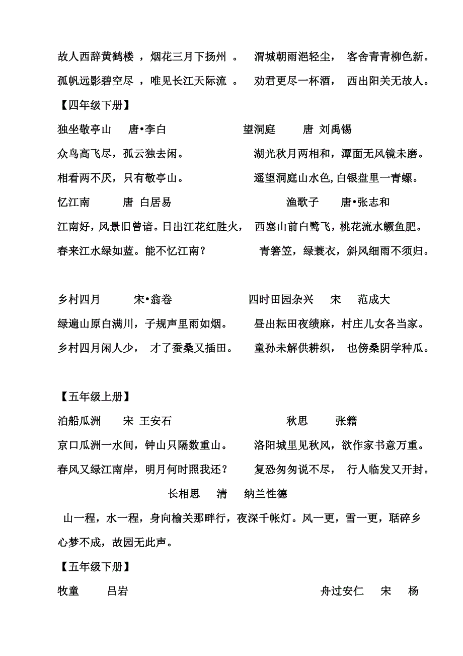 小学语文古诗 积累.doc_第3页