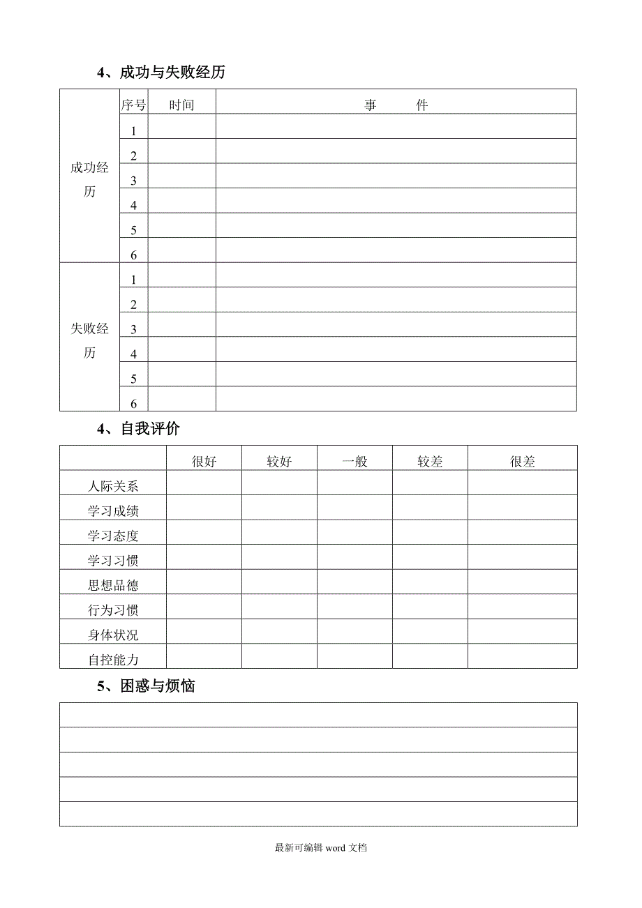 心理咨询室档案表格.doc_第3页