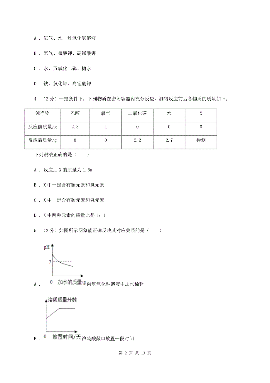 人教版九年级下学期期中化学试卷B卷.doc_第2页