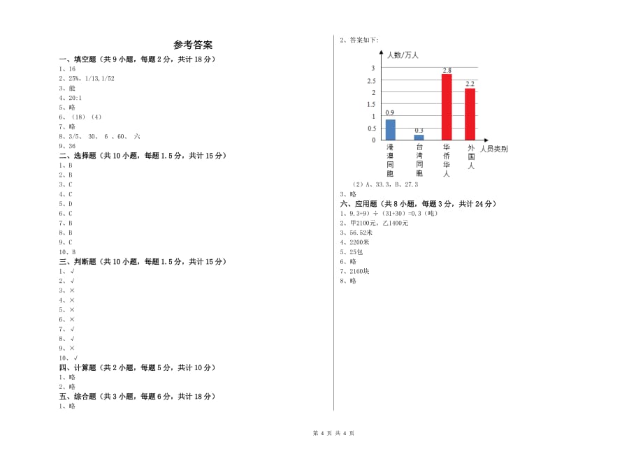 北师大版小升初数学考前练习试题C卷 附答案.doc_第4页