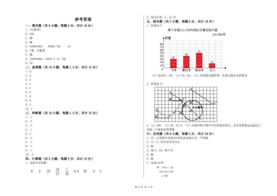 江苏版小升初数学考前练习试题A卷 附答案.doc_第4页