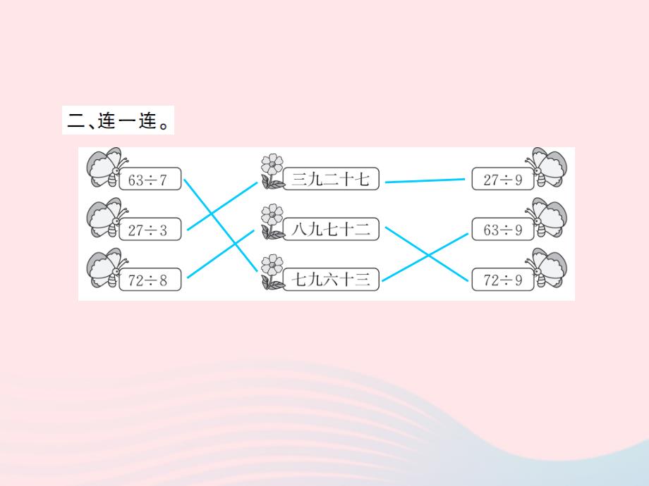 二年级数学下册4表内除法二用789的乘法口诀求商2习题课件新人教_第4页