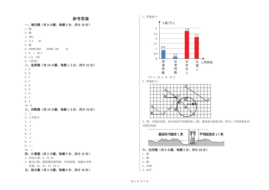 新人教版小升初数学每周一练试题A卷 附解析.doc_第4页