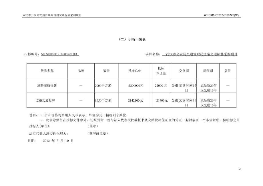 道路标牌招标文件_第3页