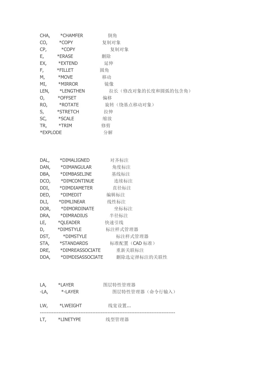 CAD命令快捷键-缩减版.docx_第2页