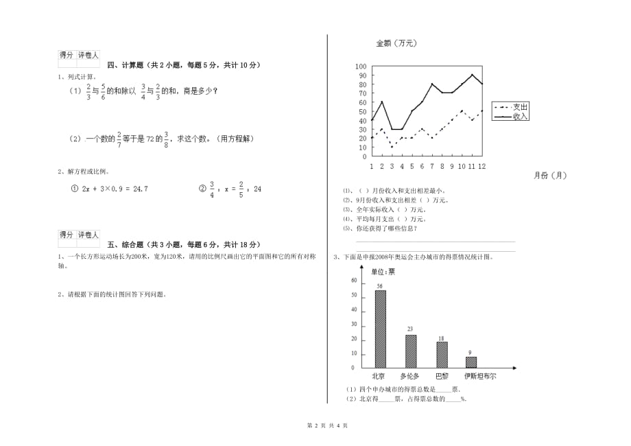 重点小学小升初数学提升训练试卷D卷 江苏版（附解析）.doc_第2页