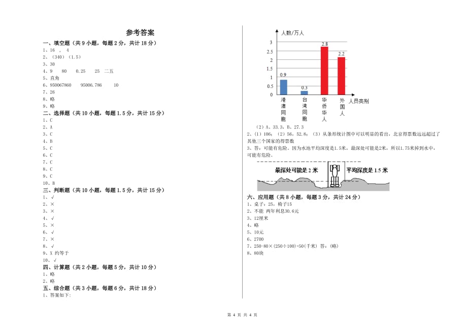 实验小学小升初数学过关检测试题D卷 西南师大版（附解析）.doc_第4页