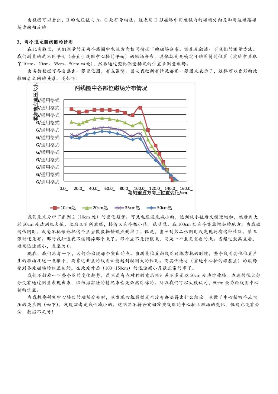 磁场分布(北京科技大学物理实验报告).docx_第4页