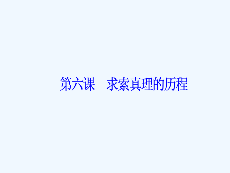 高考总复习政治课件：必修四 第二单元第六课求索真理的历程_第3页