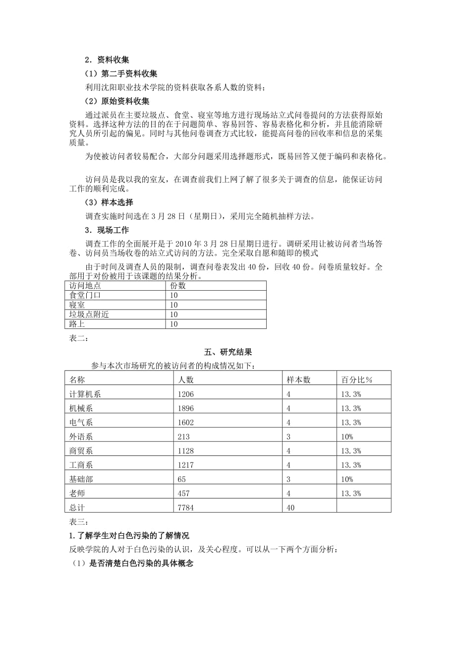 沈阳职业技术学院白色污染调查报告.doc_第4页