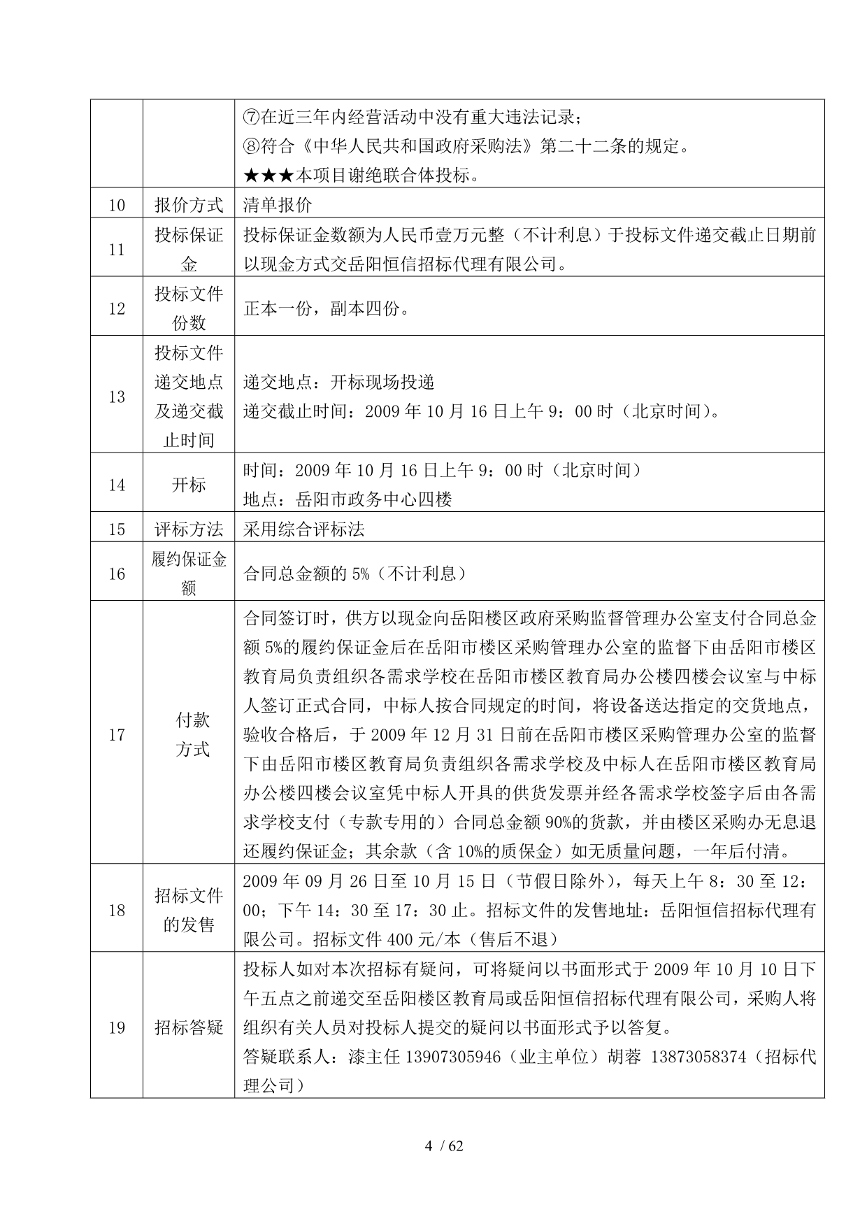 岳阳楼区中小学教学仪器采购项目_第5页