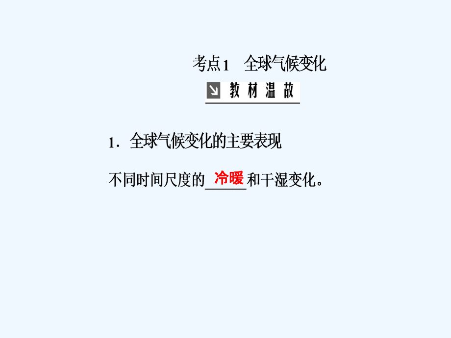 高考总复习地理课件：第三单元第4讲全球气候变化和世界主要气候类型_第4页