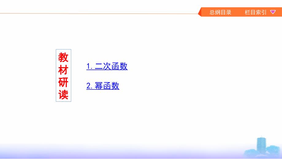 高考数学（北京）新攻略大一轮课标通用课件：2-第二章4-第四节 二次函数与幂函数_第2页