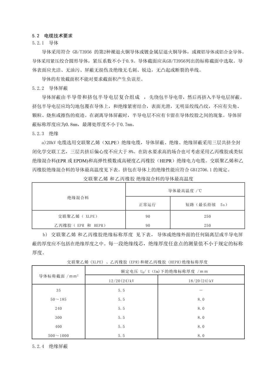 浙江电网20kV电力电缆技术规范.doc_第3页