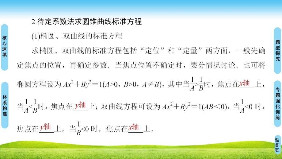 新课堂高中数学人教B版选修1-1课件：第2章 阶段复习课_第5页