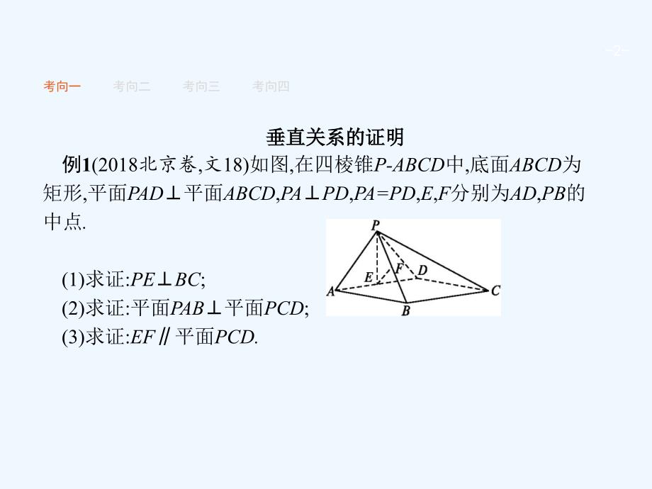 高考文科数学二轮复习课件：专题五 立体几何 2.5.3.2_第2页