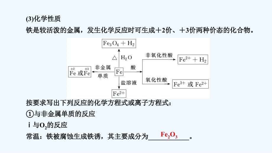 高考化学总复习（人教）配套课件：第3章 基础课3铁及其重要化合物_第5页