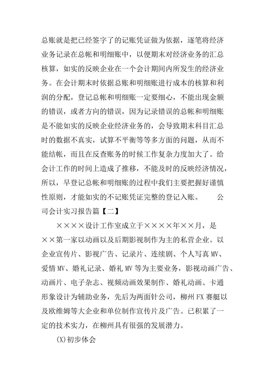 公司的会计实习报告[范本]_第5页