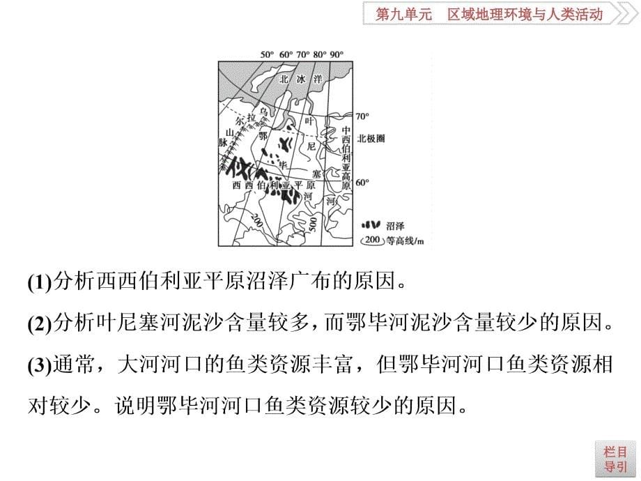 高考地理（鲁教版）一轮复习课件：第9章 区域地理环境与人类活动 高考大题 命题探源　主题探究（八）_第5页