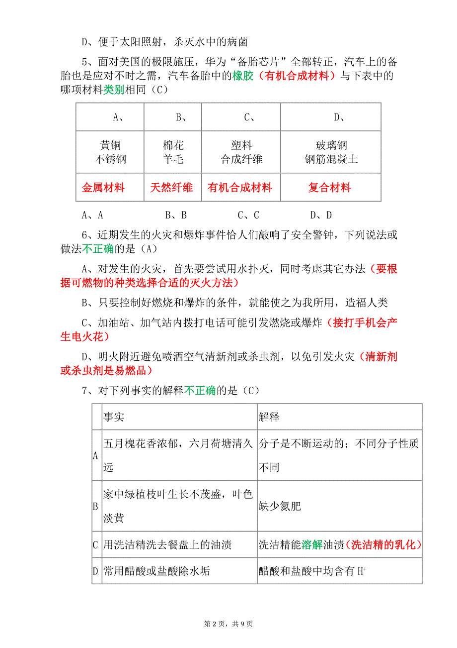 2019年山东省东营市中考化学试卷（精析）_第2页