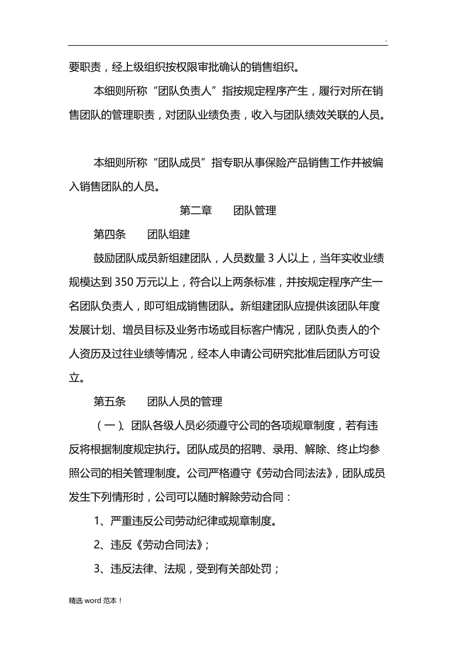 201X年最新销售团队建设方案.doc_第2页