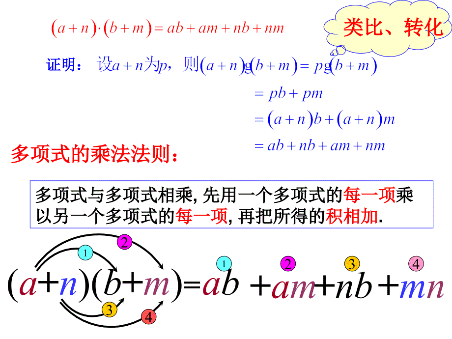 浙教版七年级数学下3.3多项式的乘法课件(共11张PPT)_第4页