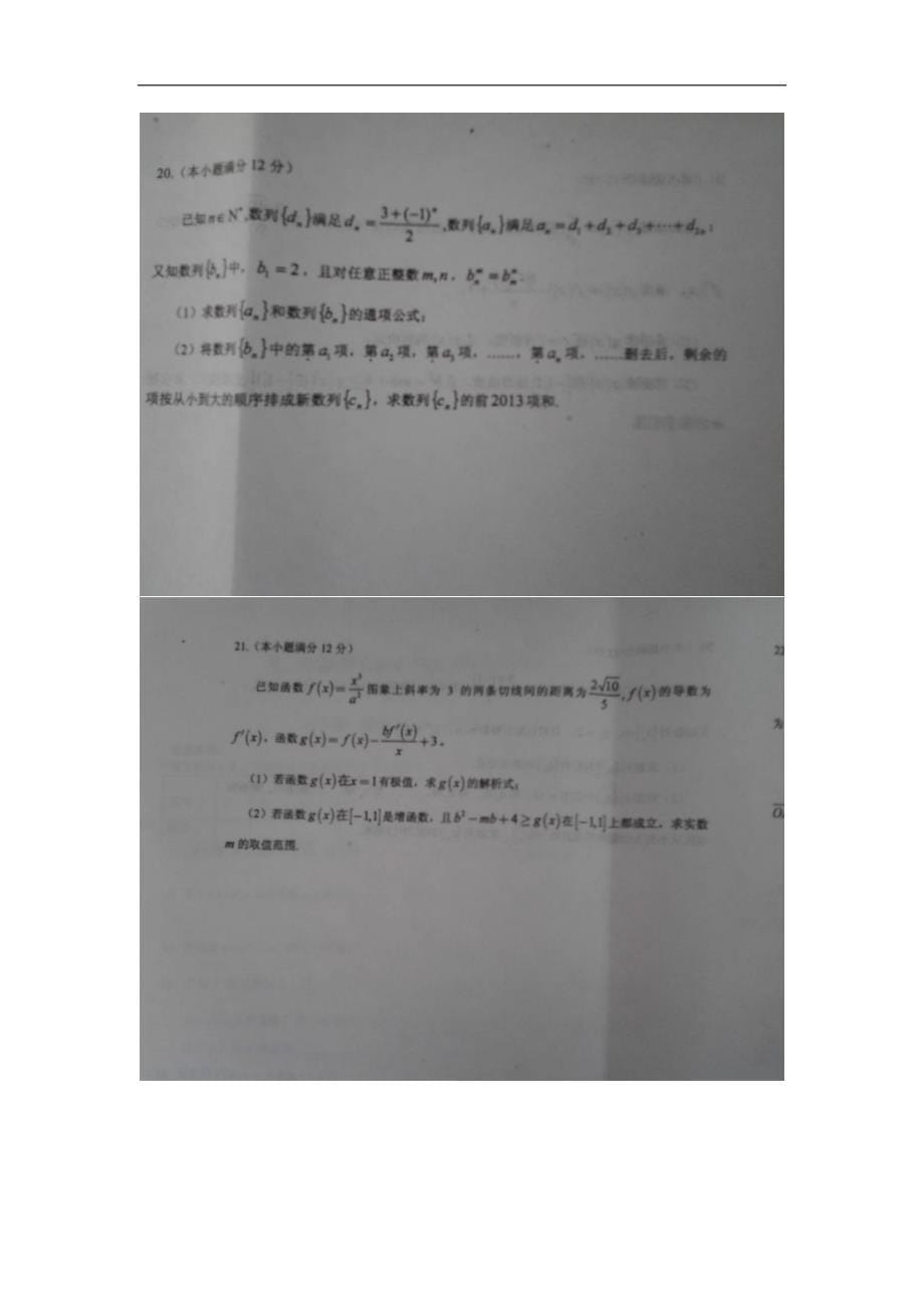 山东临沂高三数学上学期期末质量检测 文新人教A.doc_第5页