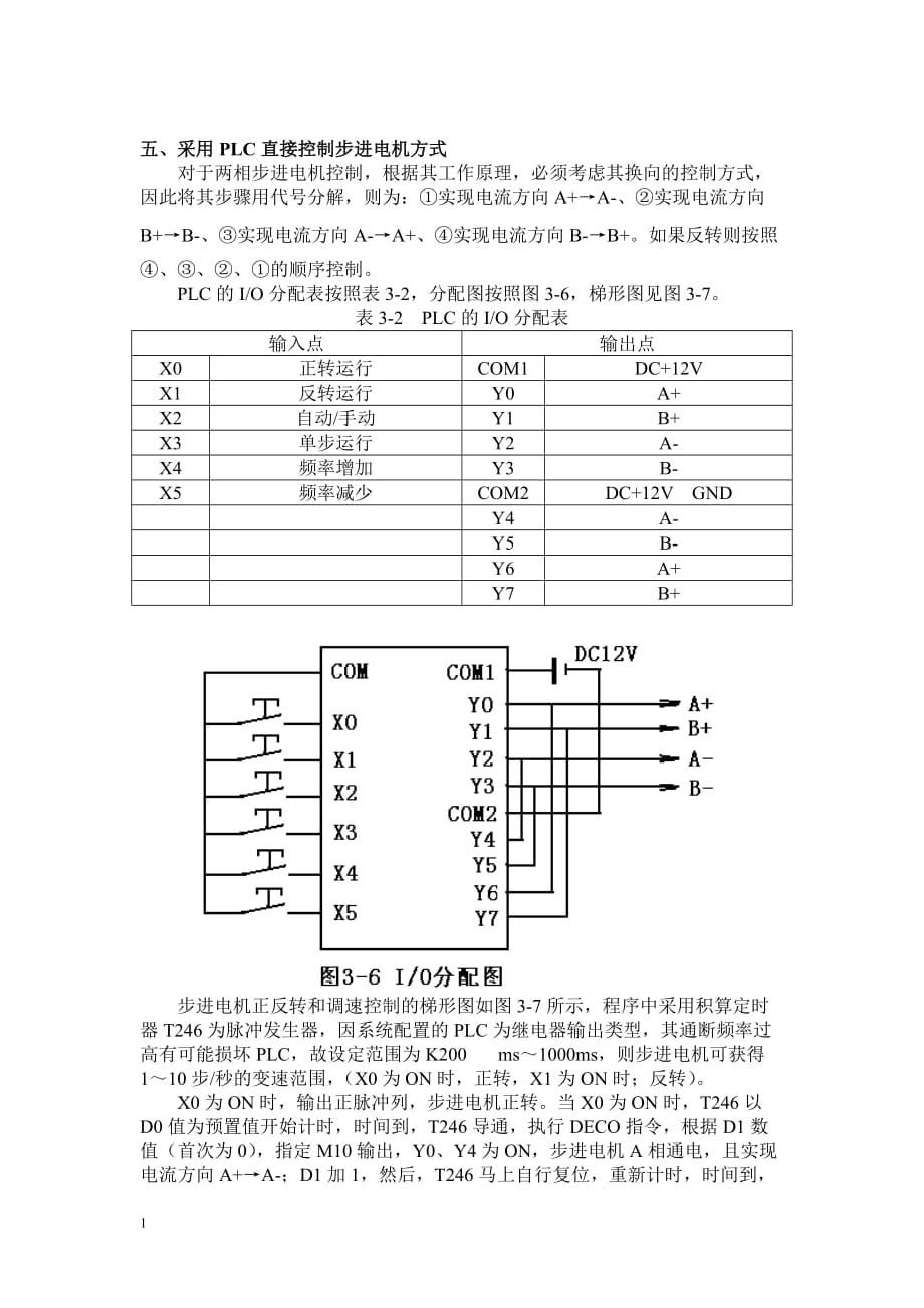 PLC实现步进电机的正反转和调整控制资料讲解_第4页