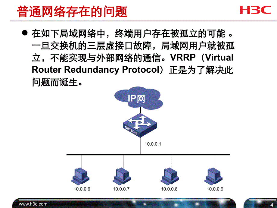 华三VRRP原理和配置培训课件(V5.1)_第4页