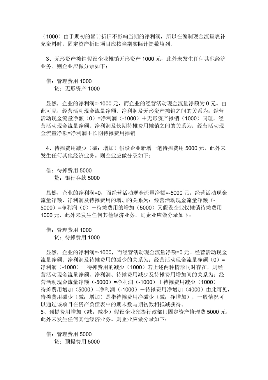 （现金流量分析）根据资产负债利润表编制现金流量表_第4页