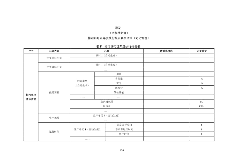 橡胶和塑料制品工业排污许可证年度执行报告表格形式（简化管理）_第1页