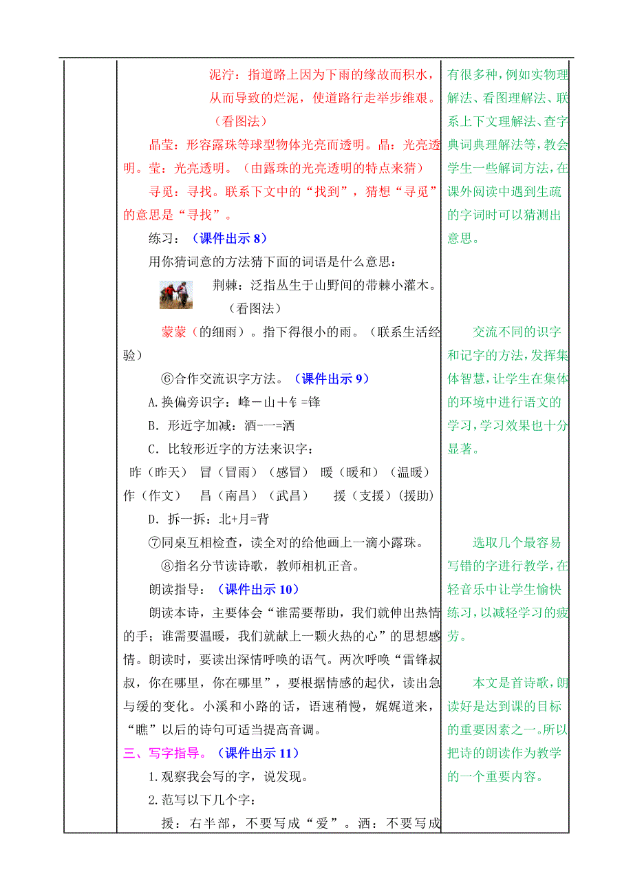 部编人教版二年级语文下册《5 雷锋叔叔你在哪里》教案含教学反思和作业设计_第4页