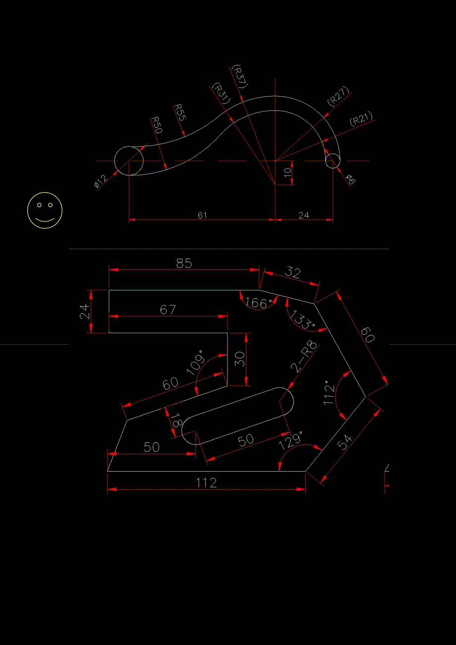 CAD练习图(全套)_第2页