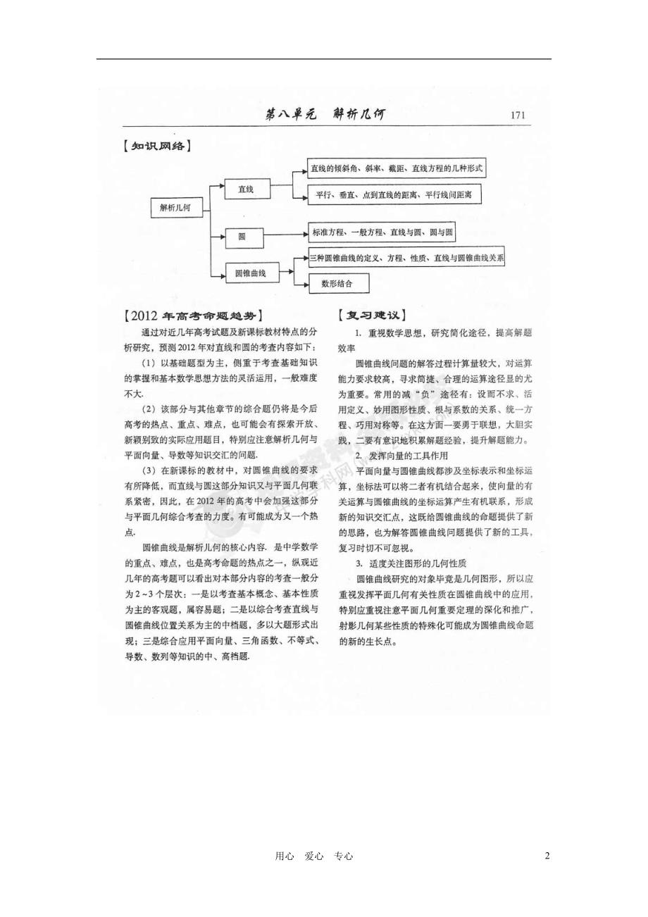 山东潍坊高考数学一轮复习 备考训练 8.1 直线及其方程学案 文 新人教.doc_第2页