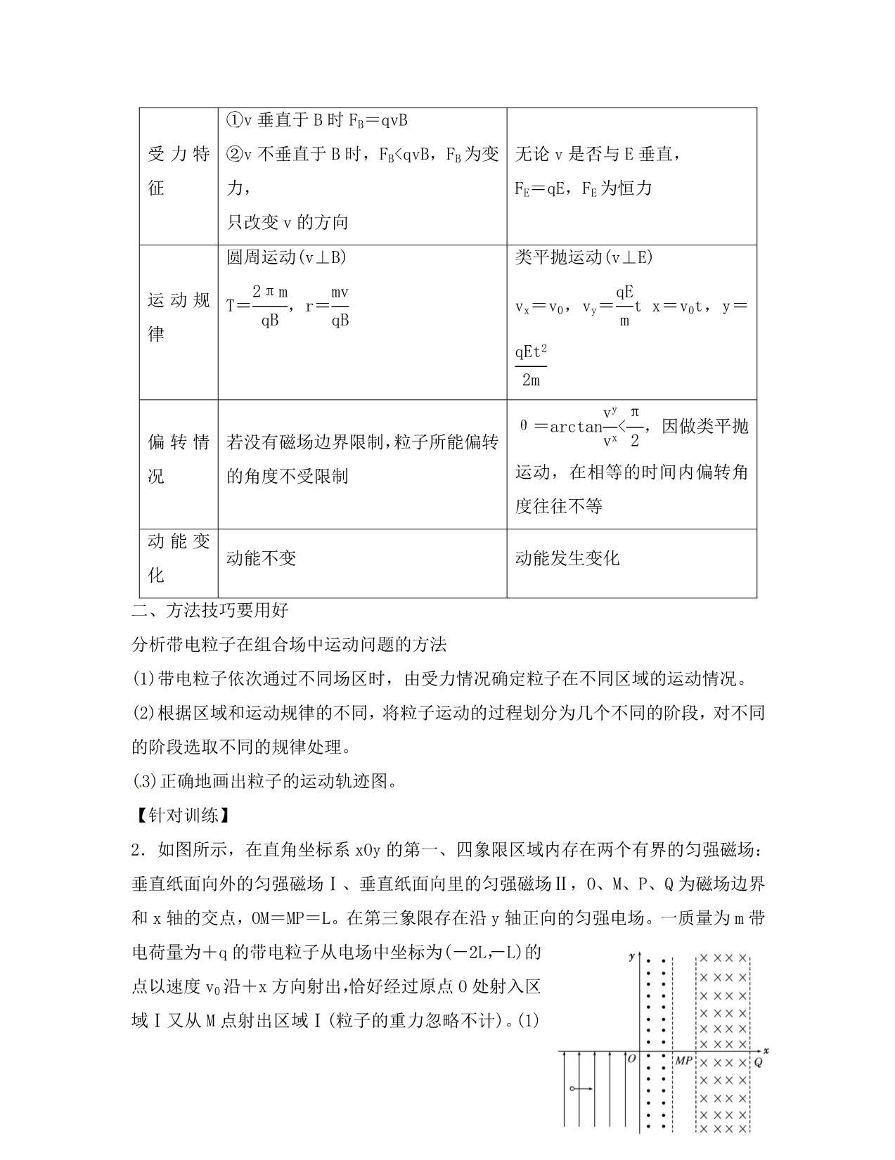 湖南省邵阳市隆回县万和实验学校高考物理 专题二 带电粒子在复合场中的运动练习（无答案）_第2页