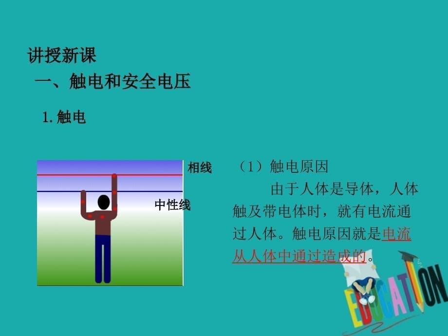 九年级物理下册第九章家庭用电3安全用电与保护教学课件_第5页