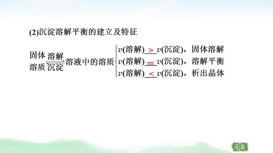 2021高三化学人教版一轮课件：第8章 第4节 难溶电解质的溶解平衡_第5页