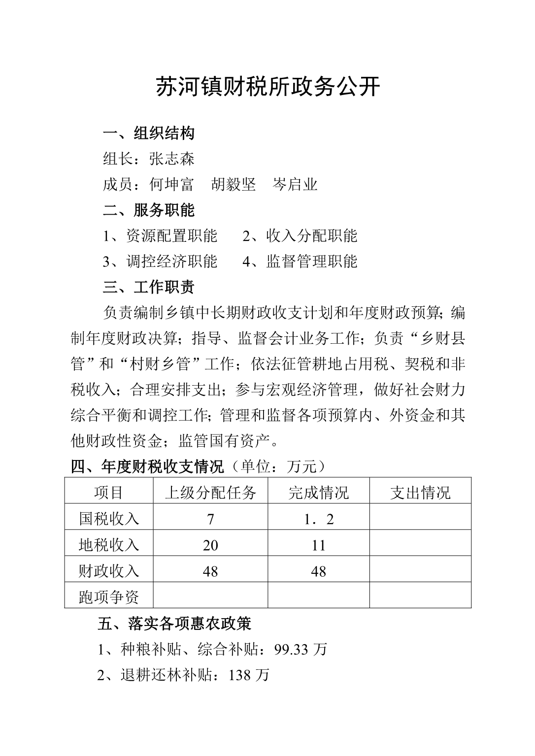 （税务规划）苏河镇财税所政务公开_第1页